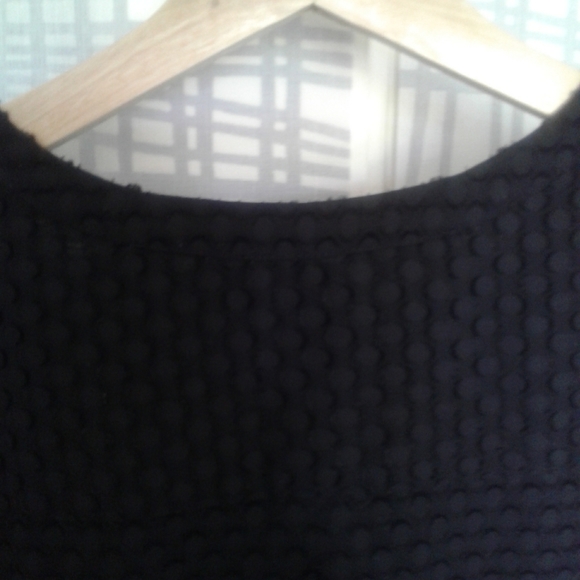 Womens Black Multilayered Blouse L - Picture 3 of 9